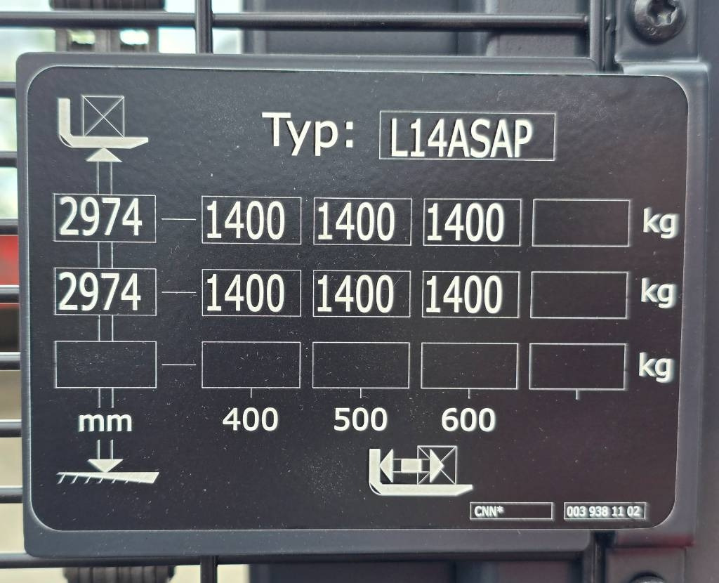 Chariot à mât rétractable neuf Linde L 14 AS AP Li-ION NEW UNUSED: photos 17 Chariot à mât rétractable neuf Linde L 14 AS AP Li-ION NEW UNUSED: photos 17