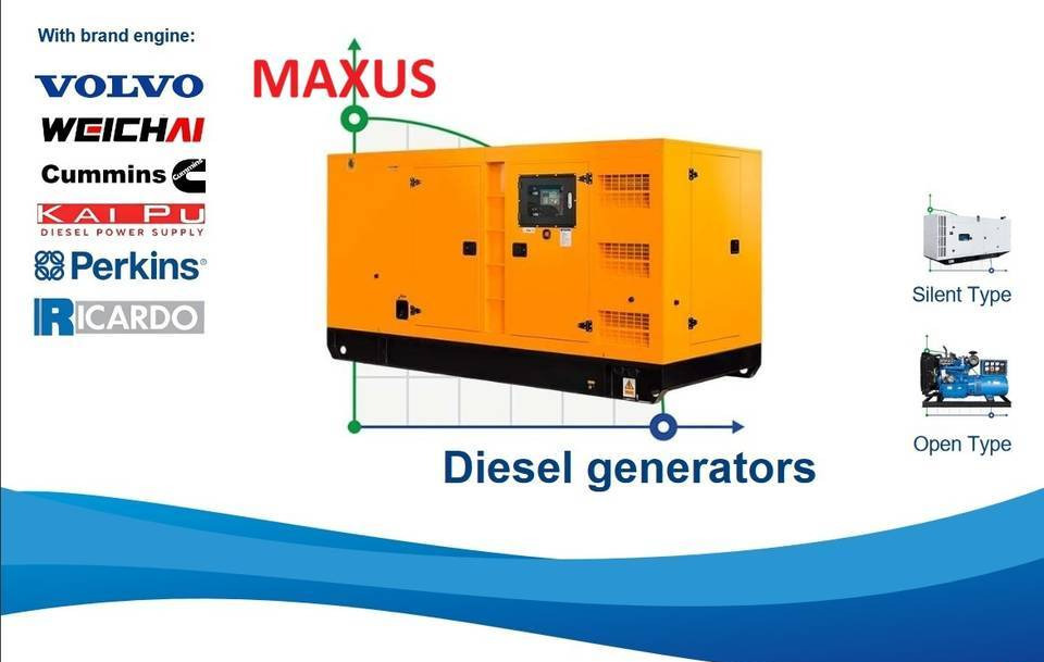 Groupe électrogène neuf Maxus Kipor 30KW: photos 11