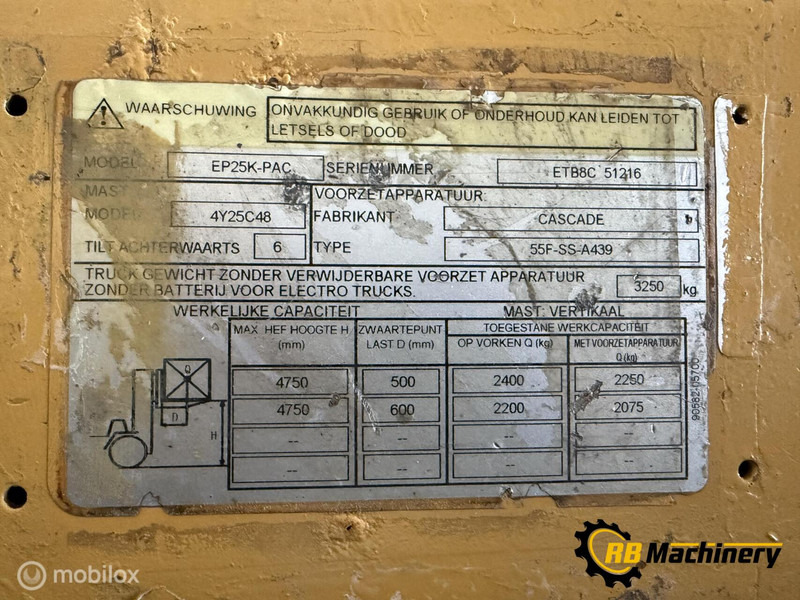 Caterpillar EP25K PAC - crédit-bail Caterpillar EP25K PAC: photos 14