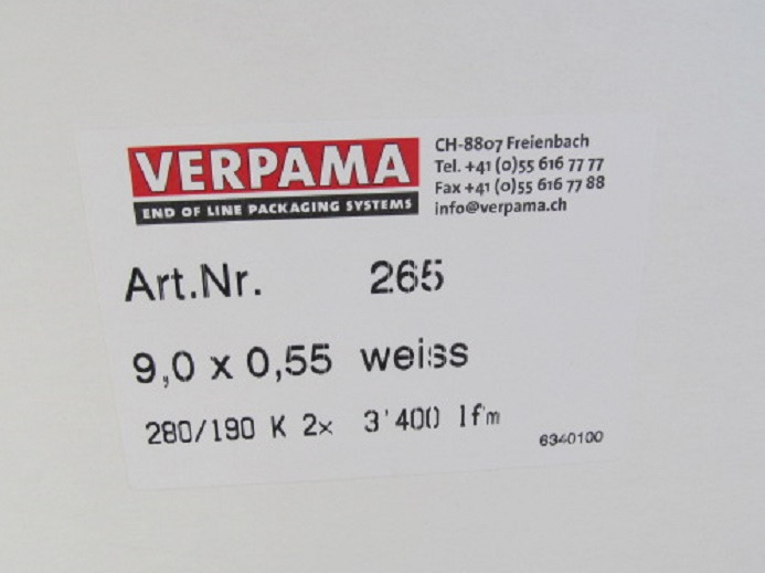 5 x UMREIFUNGSBAND VERPAMA - Pièces de rechange pour Machine d'impression: photos 3 5 x UMREIFUNGSBAND VERPAMA - Pièces de rechange pour Machine d'impression: photos 3