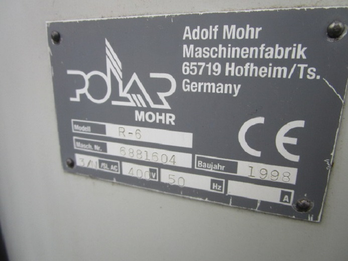 Machine d'impression RÜTTLER POLAR R-6: photos 6