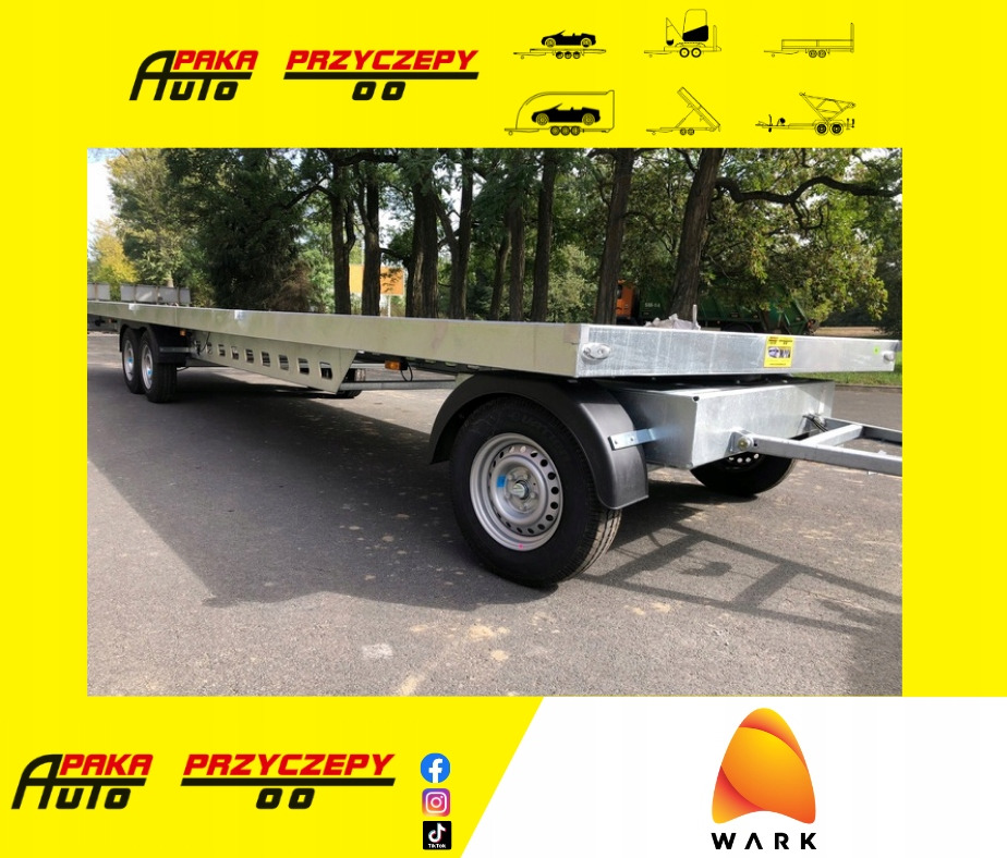 PRZYCZEPA OBROTNICA PLATFORMA 8m 3500 KG / TURNTABLE PLATFORM TRAILER 8m 3500 KG - Remorque plateau: photos 1 PRZYCZEPA OBROTNICA PLATFORMA 8m 3500 KG / TURNTABLE PLATFORM TRAILER 8m 3500 KG - Remorque plateau: photos 1