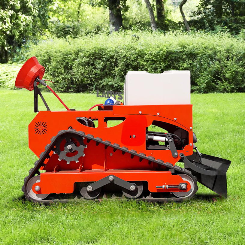 LEZUM LD1000 Electric Remote Control Multi-Function Lawn Mower All-Terrain Agricultural Sprayers Pesticide Spraying Mower Gas Gasoline Track Crawler Lawn Mower - Motofaucheuse: photos 2 LEZUM LD1000 Electric Remote Control Multi-Function Lawn Mower All-Terrain Agricultural Sprayers Pesticide Spraying Mower Gas Gasoline Track Crawler Lawn Mower - Motofaucheuse: photos 2