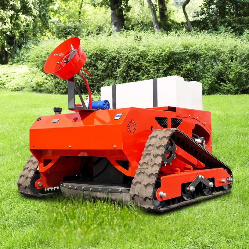 LEZUM LD1000 Electric Remote Control Multi-Function Lawn Mower All-Terrain Agricultural Sprayers Pesticide Spraying Mower Gas Gasoline Track Crawler Lawn Mower - Motofaucheuse: photos 3 LEZUM LD1000 Electric Remote Control Multi-Function Lawn Mower All-Terrain Agricultural Sprayers Pesticide Spraying Mower Gas Gasoline Track Crawler Lawn Mower - Motofaucheuse: photos 3