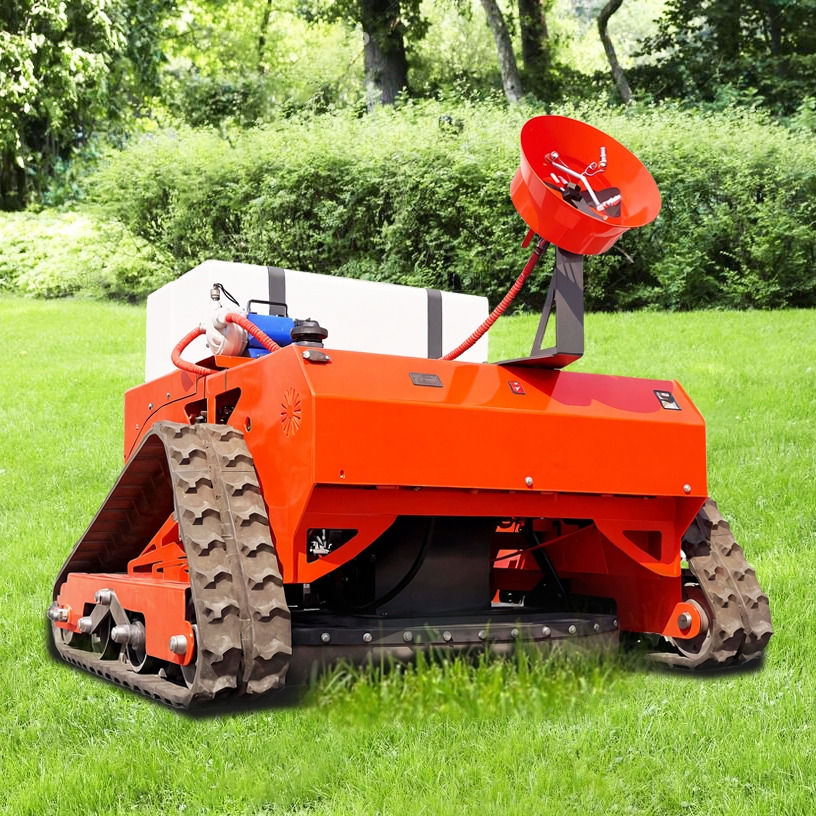 LEZUM LD1000 Electric Remote Control Multi-Function Lawn Mower All-Terrain Agricultural Sprayers Pesticide Spraying Mower Gas Gasoline Track Crawler Lawn Mower - Motofaucheuse: photos 4 LEZUM LD1000 Electric Remote Control Multi-Function Lawn Mower All-Terrain Agricultural Sprayers Pesticide Spraying Mower Gas Gasoline Track Crawler Lawn Mower - Motofaucheuse: photos 4