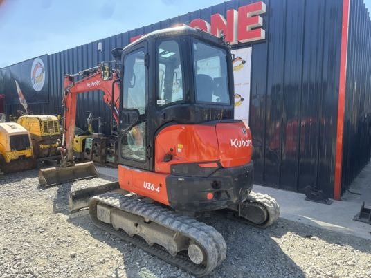 Mini pelle Kubota U36-4 Cabine à 28500 € HT: photos 6