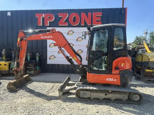 Mini pelle Kubota U36-4 Cabine à 28500 € HT: photos 9