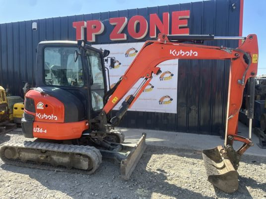 Mini pelle Kubota U36-4 Cabine à 28500 € HT: photos 8