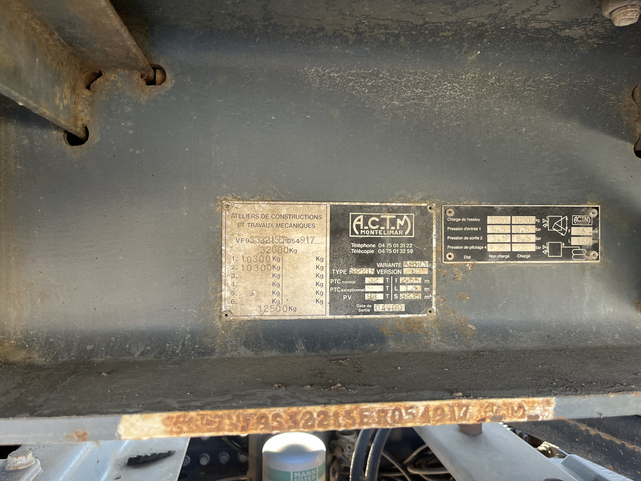 Semi-remorque surbaissé ACTM S32215 porte engins surbaissé rampes: photos 13