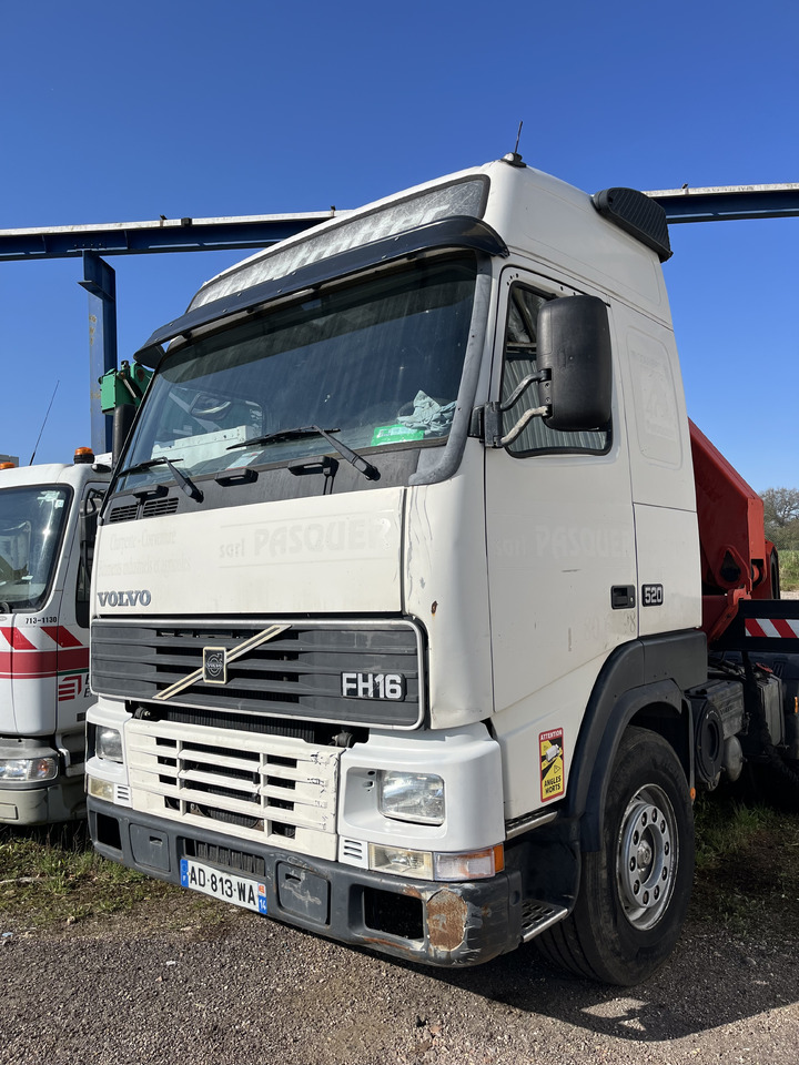 Volvo Fh16 520 6x4 grue Palfinger pk32080 - Tracteur routier: photos 1 Volvo Fh16 520 6x4 grue Palfinger pk32080 - Tracteur routier: photos 1