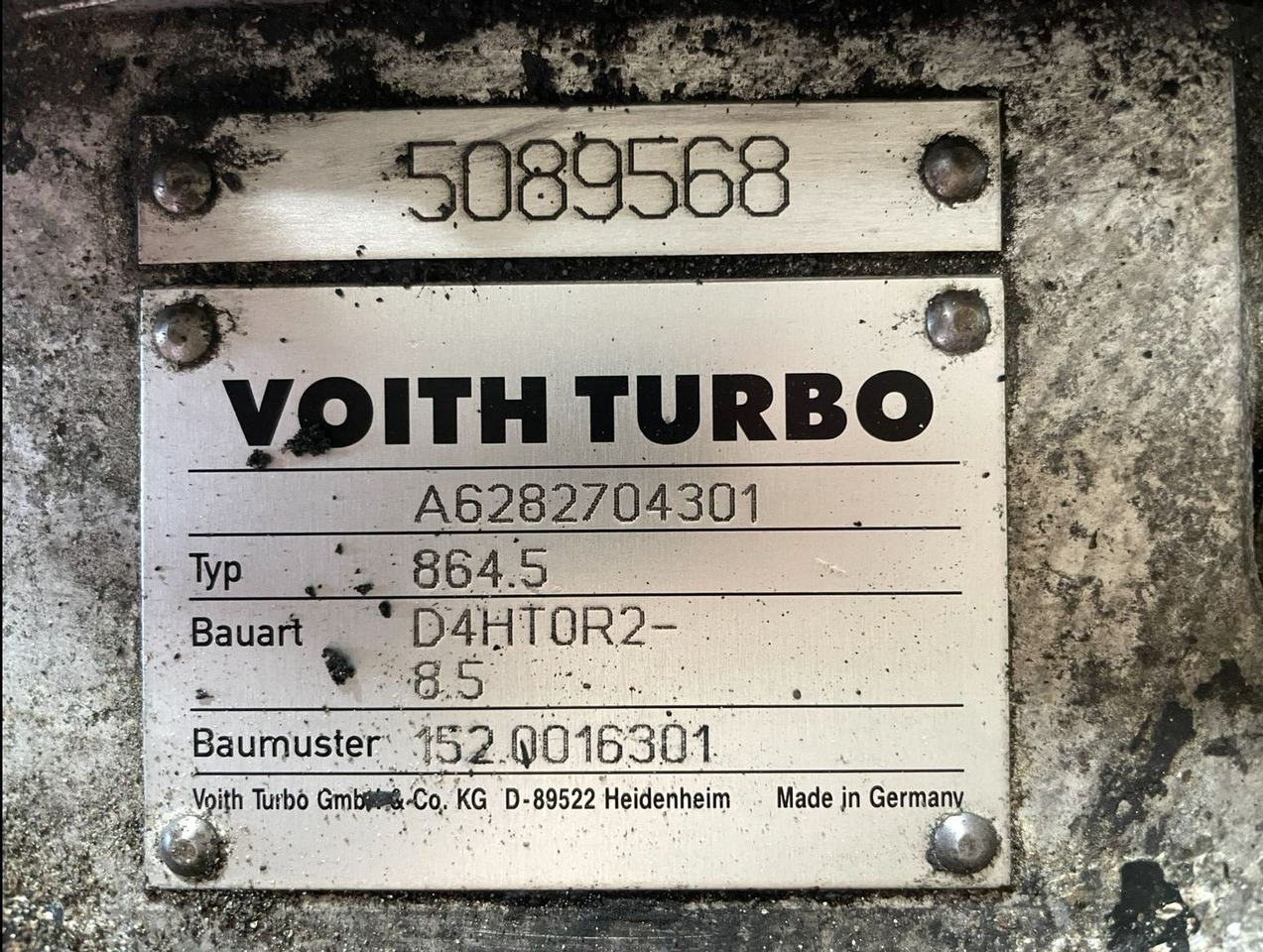 Voith Mercedes Citaro Voith Getriebe 864.5 D4HT0R2-8,5 A6282704301 152.0016301 5 - Boîte de vitesse et pièces pour Bus: photos 3 Voith Mercedes Citaro Voith Getriebe 864.5 D4HT0R2-8,5 A6282704301 152.0016301 5 - Boîte de vitesse et pièces pour Bus: photos 3