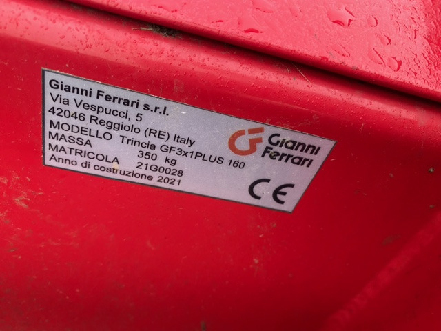 GIANNI FERRARI BROY 3/1 155 TUR - Motofaucheuse: photos 2 GIANNI FERRARI BROY 3/1 155 TUR - Motofaucheuse: photos 2