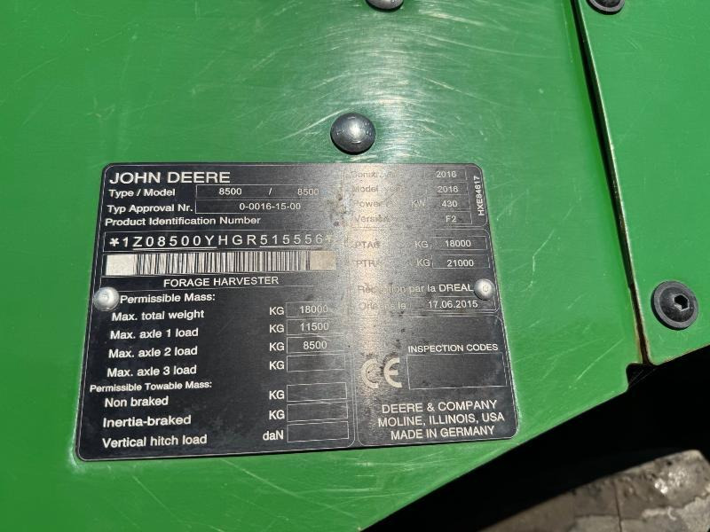 JOHN DEERE 8500 - Ensileuse: photos 4 JOHN DEERE 8500 - Ensileuse: photos 4