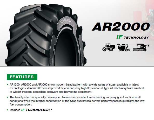 Advance AR2000 IF 1050/50R32 CFO for combine harvester and tractor. - Pneu pour Moissonneuse-batteuse: photos 4 Advance AR2000 IF 1050/50R32 CFO for combine harvester and tractor. - Pneu pour Moissonneuse-batteuse: photos 4