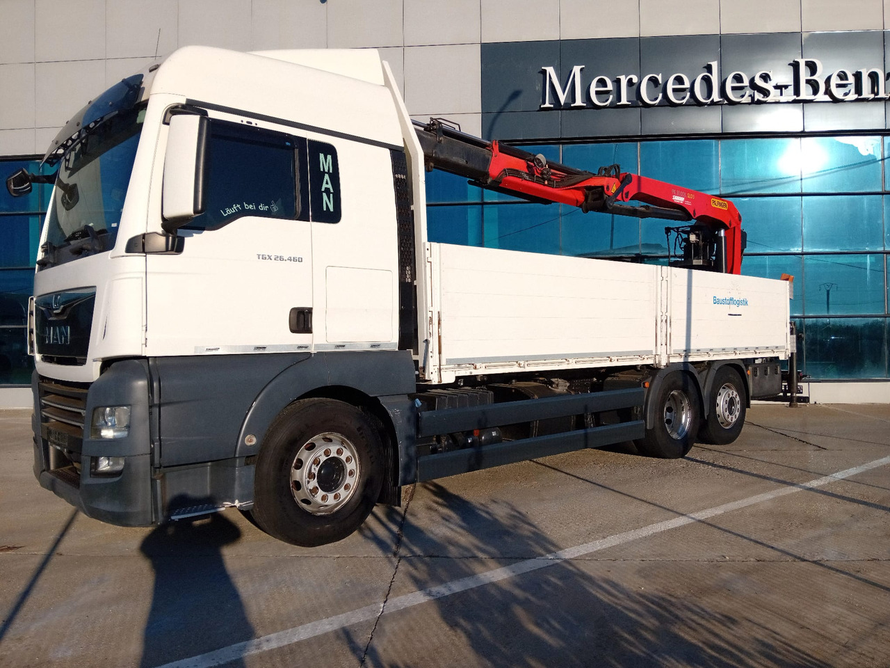 MAN TGX 26.460 6×2, Palfinger Crane PK 18001L - Camion plateau, Camion grue: photos 2 MAN TGX 26.460 6×2, Palfinger Crane PK 18001L - Camion plateau, Camion grue: photos 2