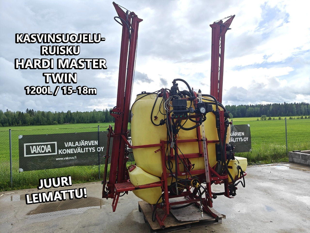 HARDI Hardi Master 1200L - 15-18m - Katsastettu - Kasvinsuojeluruisku - Pulvérisateur: photos 1 HARDI Hardi Master 1200L - 15-18m - Katsastettu - Kasvinsuojeluruisku - Pulvérisateur: photos 1