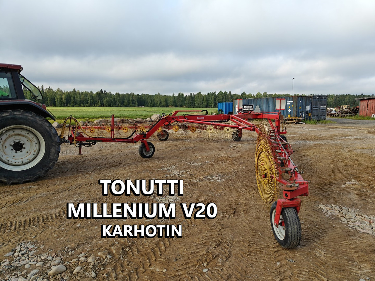 Karhotin Tonutti Millennum V20 Työleveys n. 12 metriä, katso video! - Matériel de fenaison: photos 1 Karhotin Tonutti Millennum V20 Työleveys n. 12 metriä, katso video! - Matériel de fenaison: photos 1