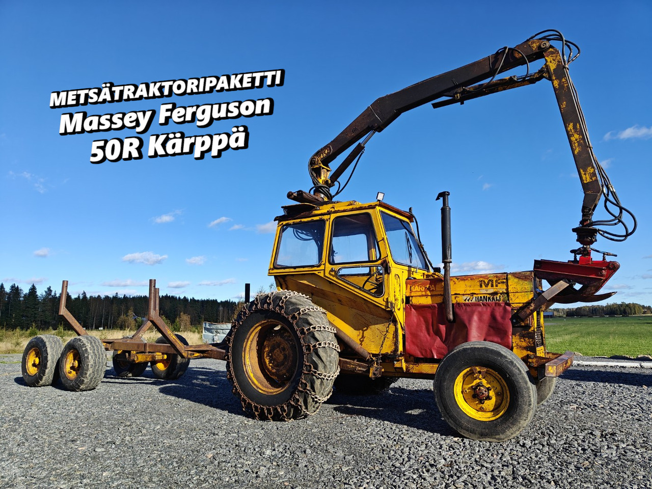 MASSEY FERGUSON 50R Kärppä - Metsätraktoripaketti - Tracteur agricole: photos 1 MASSEY FERGUSON 50R Kärppä - Metsätraktoripaketti - Tracteur agricole: photos 1
