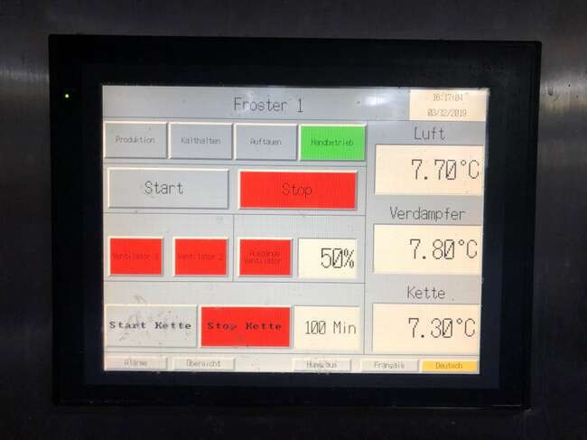 Machine agroalimentaire Frigoscandia spiral freezer GCM92-08-28-25 NN CCR: photos 18