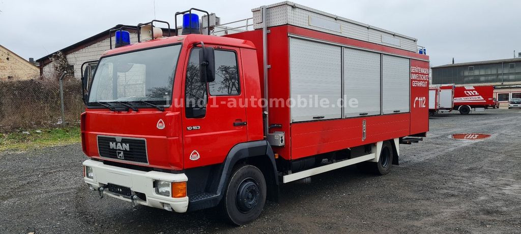 MAN 10.163 L2000 Feuerwehr GWG Nur 6.300km DEPA ELRO/VETTER 10.163 L2000 Feuerwehr GWG Nur 6.300km DEPA ELRO/VETTER - Camion de pompier: photos 2 MAN 10.163 L2000 Feuerwehr GWG Nur 6.300km DEPA ELRO/VETTER 10.163 L2000 Feuerwehr GWG Nur 6.300km DEPA ELRO/VETTER - Camion de pompier: photos 2