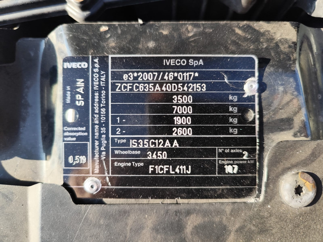 IVECO DAILY 35C15 - Camion grue, Utilitaire benne: photos 2 IVECO DAILY 35C15 - Camion grue, Utilitaire benne: photos 2