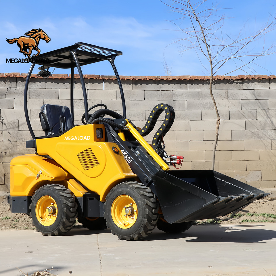 MEGALOAD AK625 Mini Wheel Loader Compact Size Articulated Diesel Kubota Engine P AK625 - Chargeuse sur pneus: photos 1 MEGALOAD AK625 Mini Wheel Loader Compact Size Articulated Diesel Kubota Engine P AK625 - Chargeuse sur pneus: photos 1