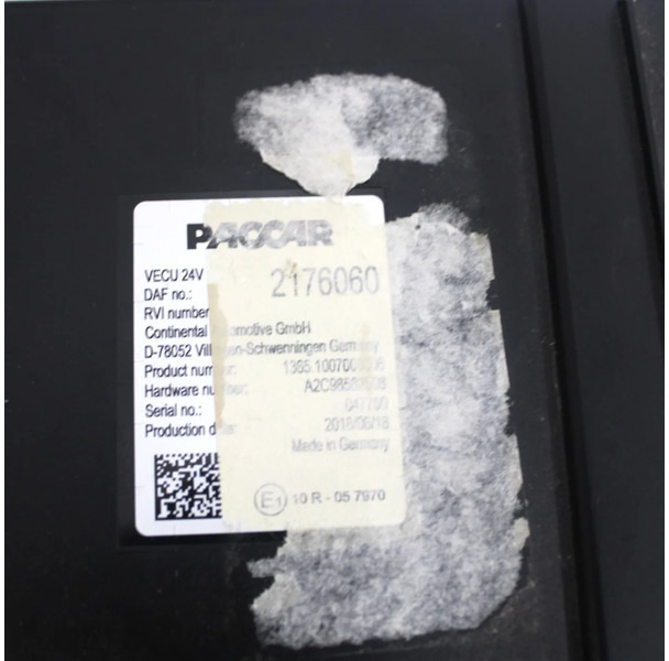 DAF XF106 VECU Module 2176060 Euro 6 - Bloc de gestion pour Camion: photos 2 DAF XF106 VECU Module 2176060 Euro 6 - Bloc de gestion pour Camion: photos 2