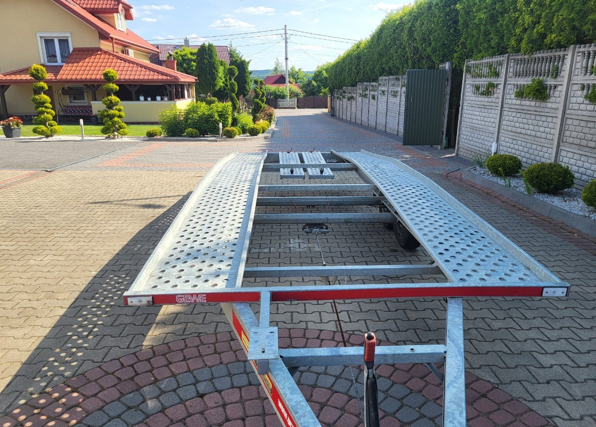 GEWE DMC 270kg długa 5m nowa nie używana Dmc Stan Idealny nowy - Remorque porte-voitures: photos 5 GEWE DMC 270kg długa 5m nowa nie używana Dmc Stan Idealny nowy - Remorque porte-voitures: photos 5