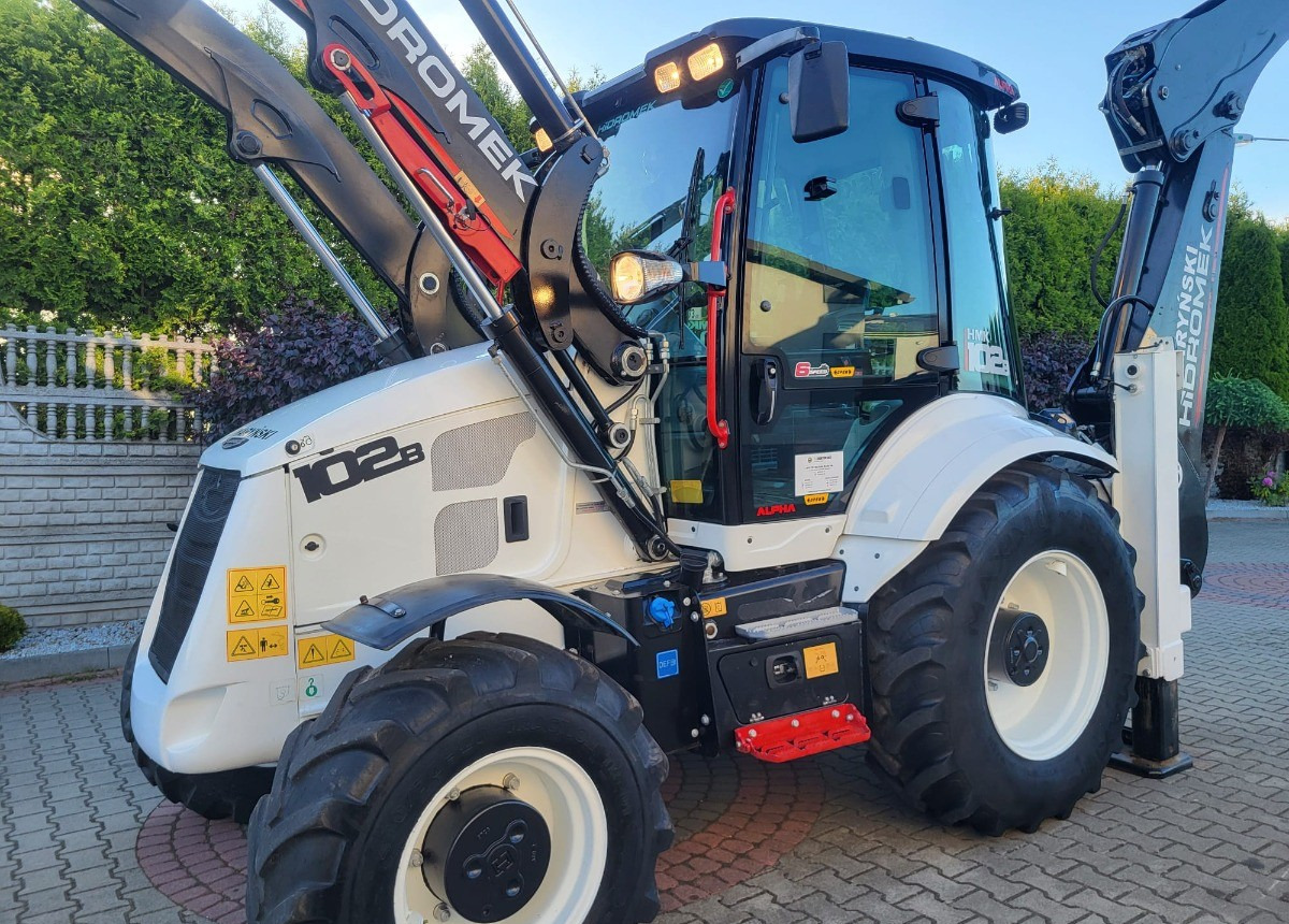Tractopelle Hidromek 102 B Waryński Salon Polska Koparko Ładowarka 102B Stan Idealny Polski: photos 18