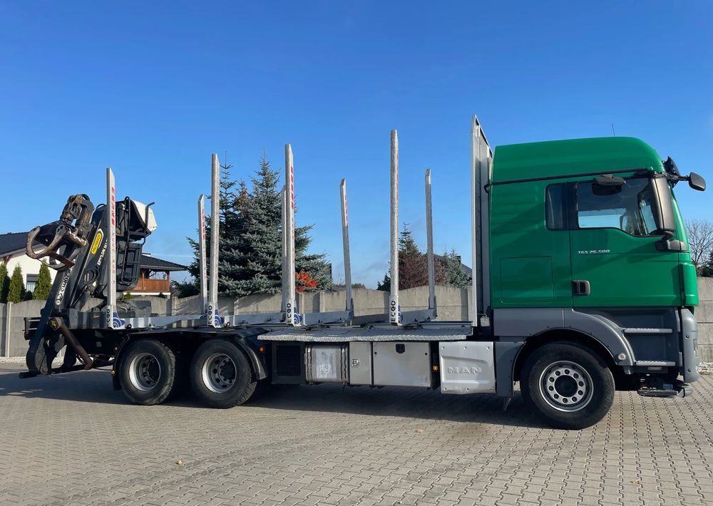 MAN TGX 26.500, 6x4, HDS EPSILOM M12Z, do transportu drewna. - Camion grumier, Camion grue: photos 4 MAN TGX 26.500, 6x4, HDS EPSILOM M12Z, do transportu drewna. - Camion grumier, Camion grue: photos 4