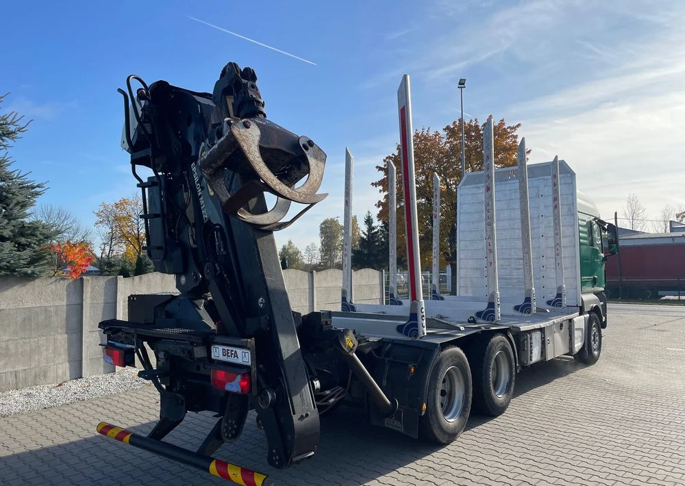 Camion grumier MAN TGX 26.500, 6x4, HDS EPSILOM M12Z, do transportu drewna.: photos 6