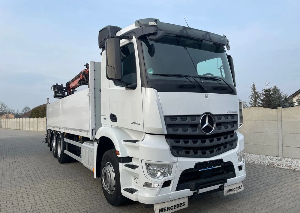Mercedes-Benz Arocs 2545, HDS ATLAS 186.3 - PILOT - Camion plateau: photos 3 Mercedes-Benz Arocs 2545, HDS ATLAS 186.3 - PILOT - Camion plateau: photos 3