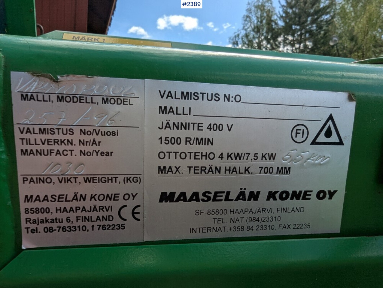Matériel de fenaison Bale shredder / Bale cutter Varmo Lift PPNL: photos 8