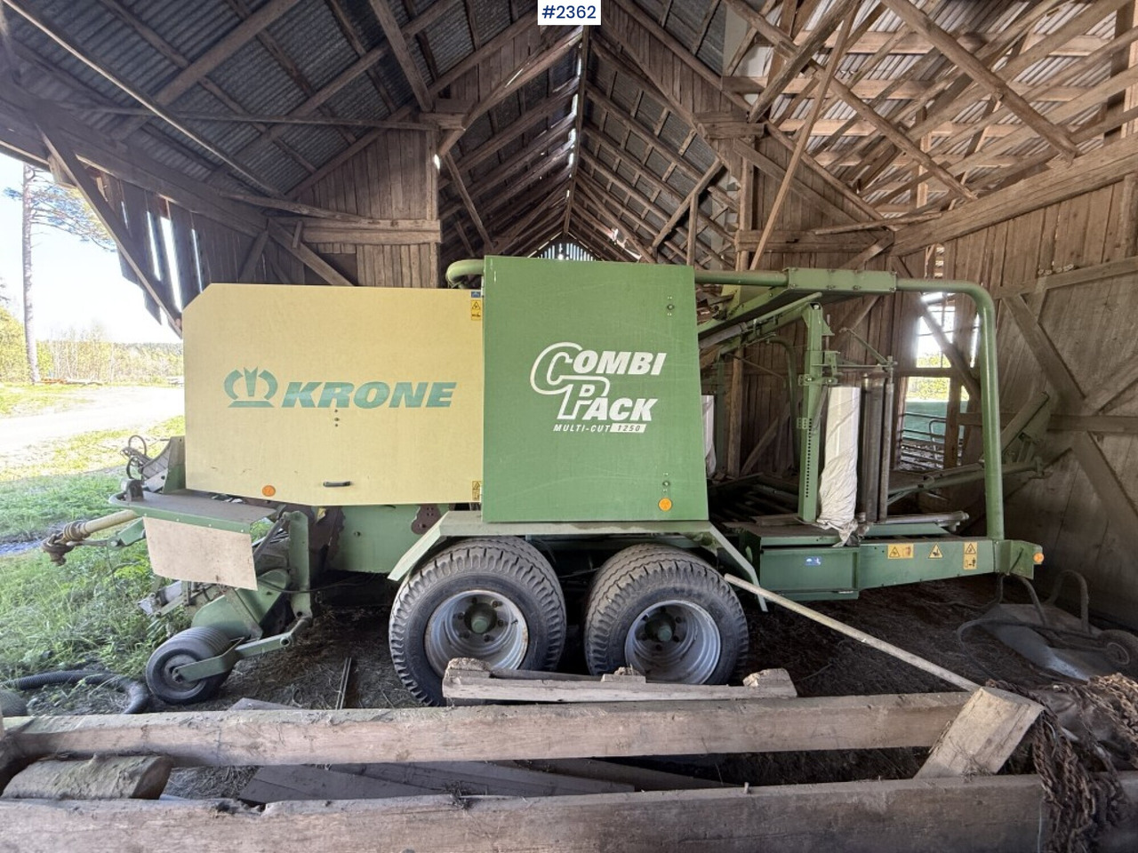 Krone Combi pack Multi-Cut 1250 round baler - Matériel de fenaison: photos 2 Krone Combi pack Multi-Cut 1250 round baler - Matériel de fenaison: photos 2