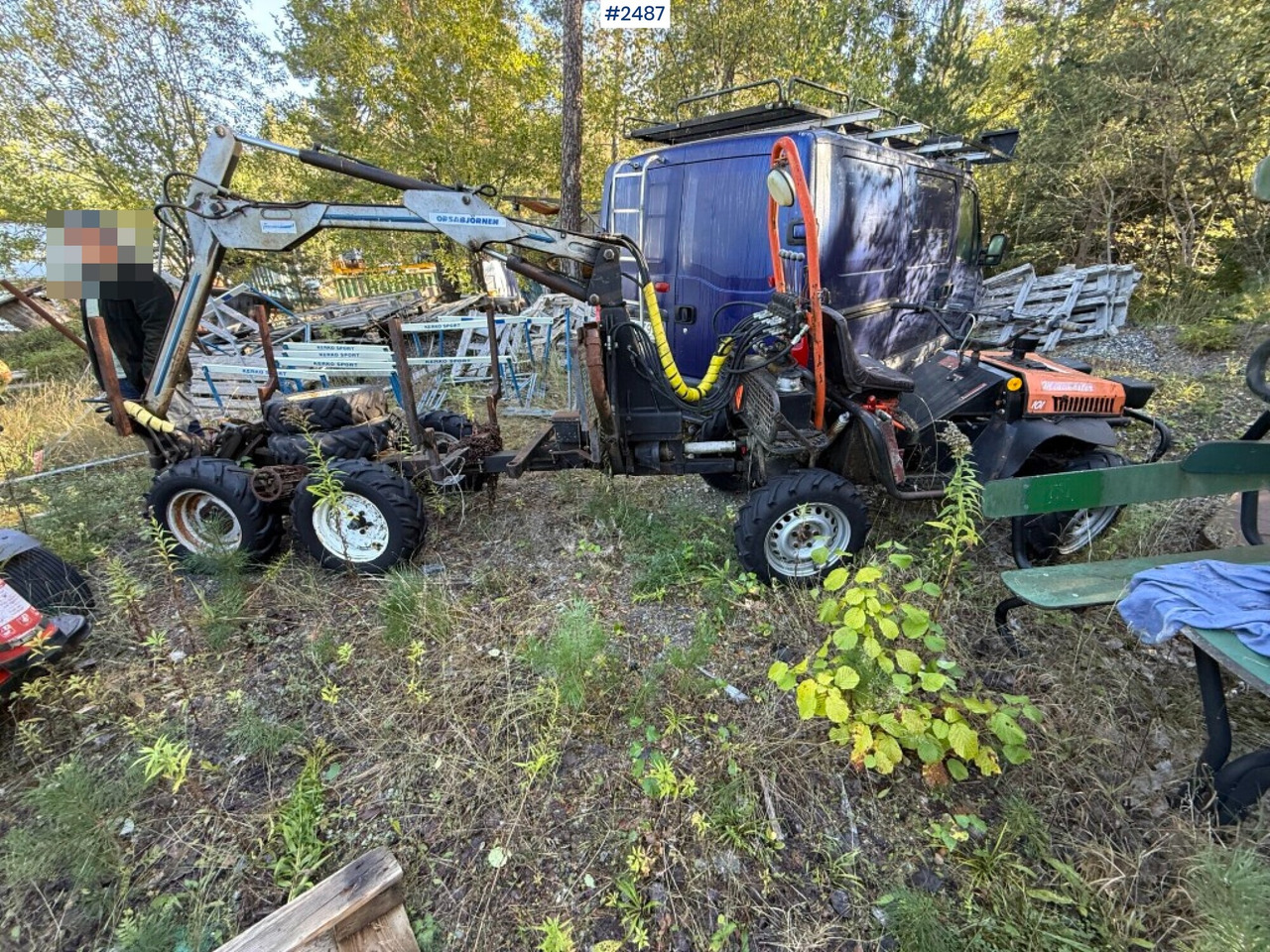 Mini forwarder Vimek Minimaster 101 - Porteur: photos 1 Mini forwarder Vimek Minimaster 101 - Porteur: photos 1