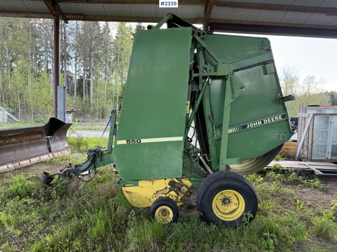 Round baler, John Deere 550 - Matériel de fenaison: photos 2 Round baler, John Deere 550 - Matériel de fenaison: photos 2
