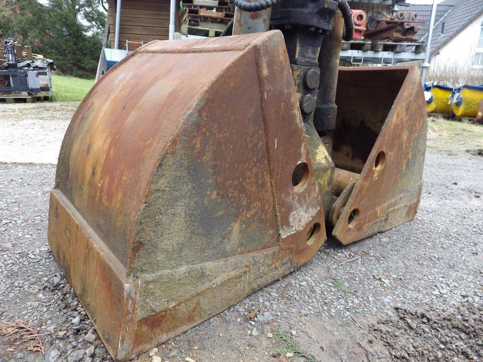 Benne preneuse pour Engins de chantier Liebherr GM8 GM10 Greifer 600 mm SB mit SW48 Adapter: photos 8