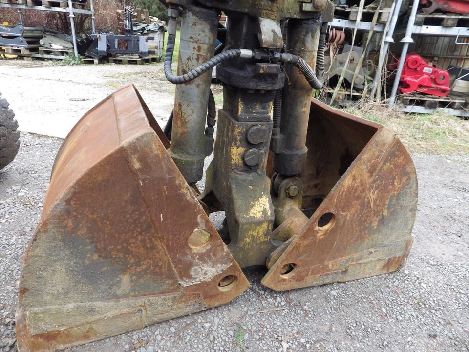 Benne preneuse pour Engins de chantier Liebherr GM8 GM10 Greifer 600 mm SB mit SW48 Adapter: photos 6