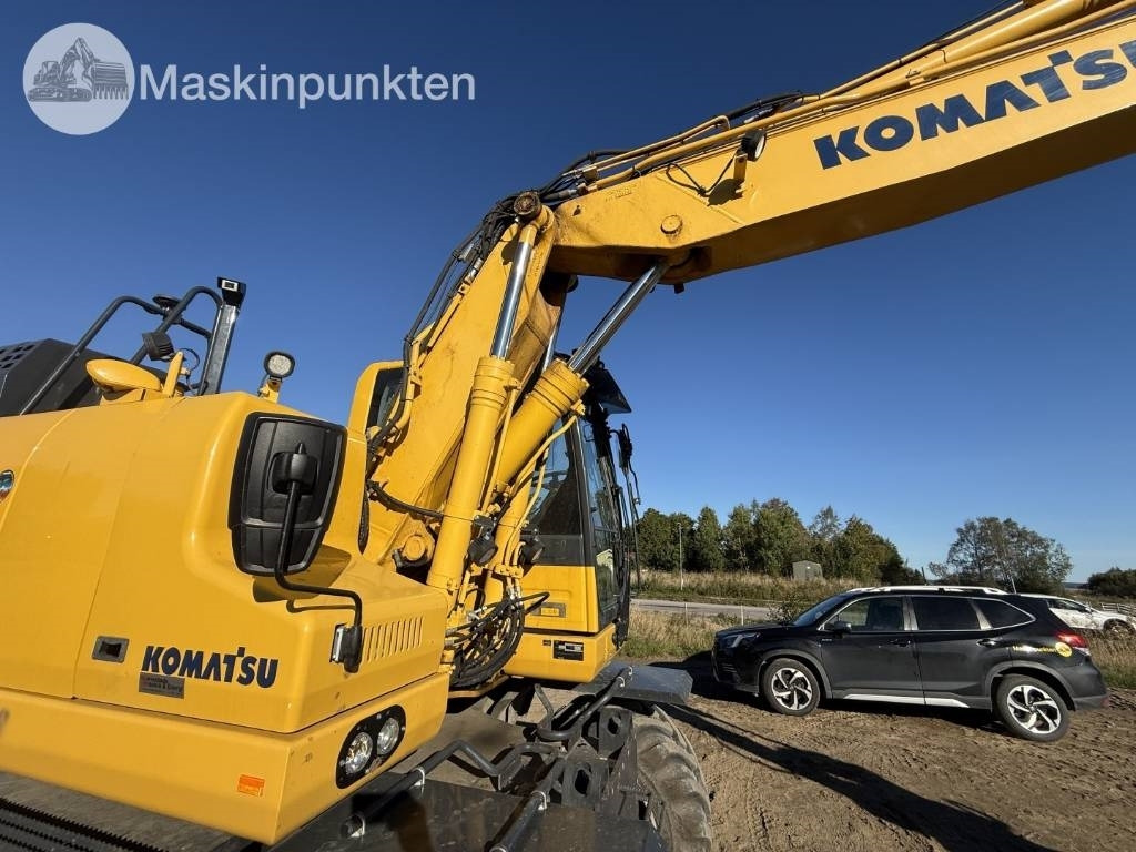 Pelle sur pneus Komatsu PW 160: photos 31