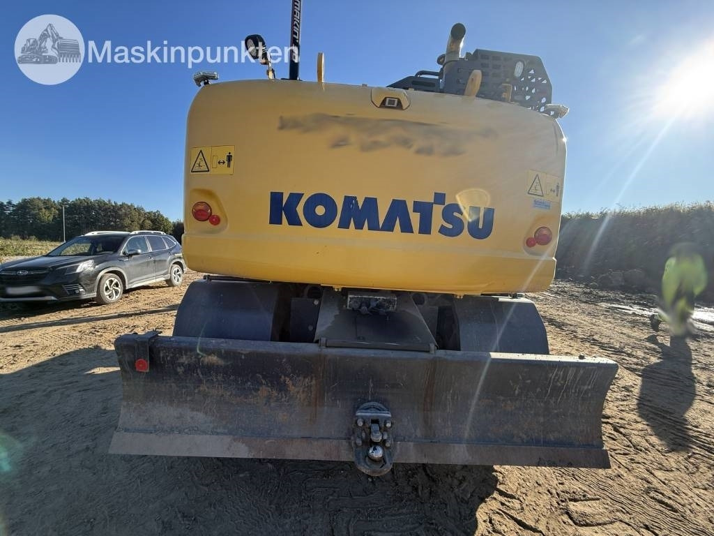 Pelle sur pneus Komatsu PW 160: photos 6