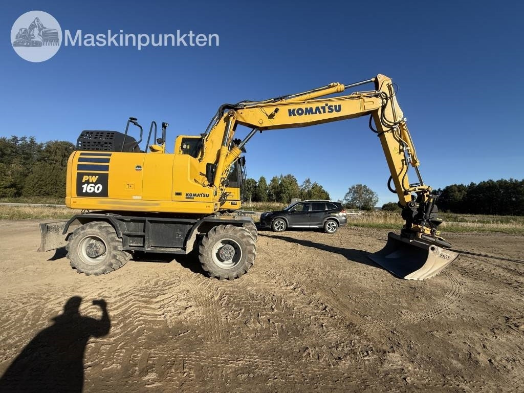 Komatsu PW 160 - Pelle sur pneus: photos 4 Komatsu PW 160 - Pelle sur pneus: photos 4