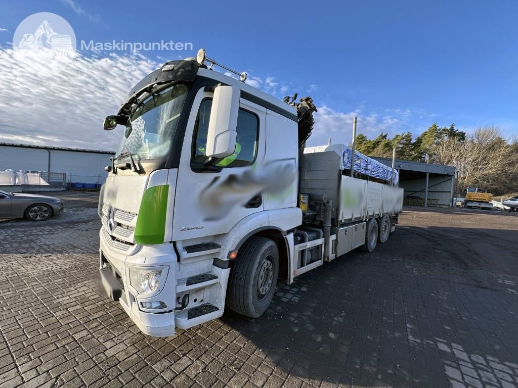 Mercedes-Benz 2543 - Camion grue: photos 1 Mercedes-Benz 2543 - Camion grue: photos 1