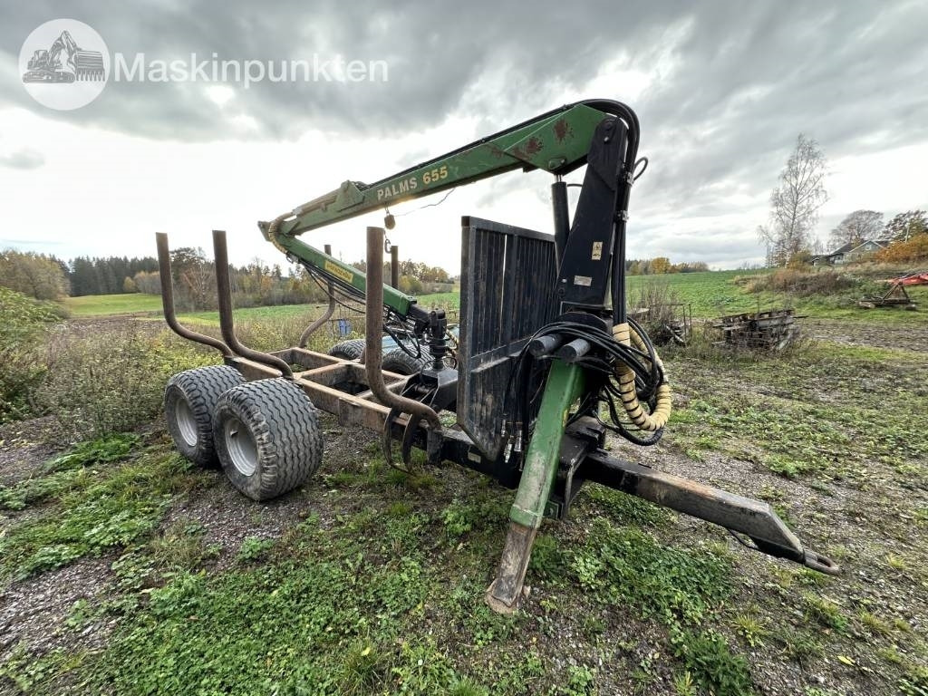 Palmse Trailer Timmervagn med kran och ramstyrning - Remorque agricole: photos 3 Palmse Trailer Timmervagn med kran och ramstyrning - Remorque agricole: photos 3
