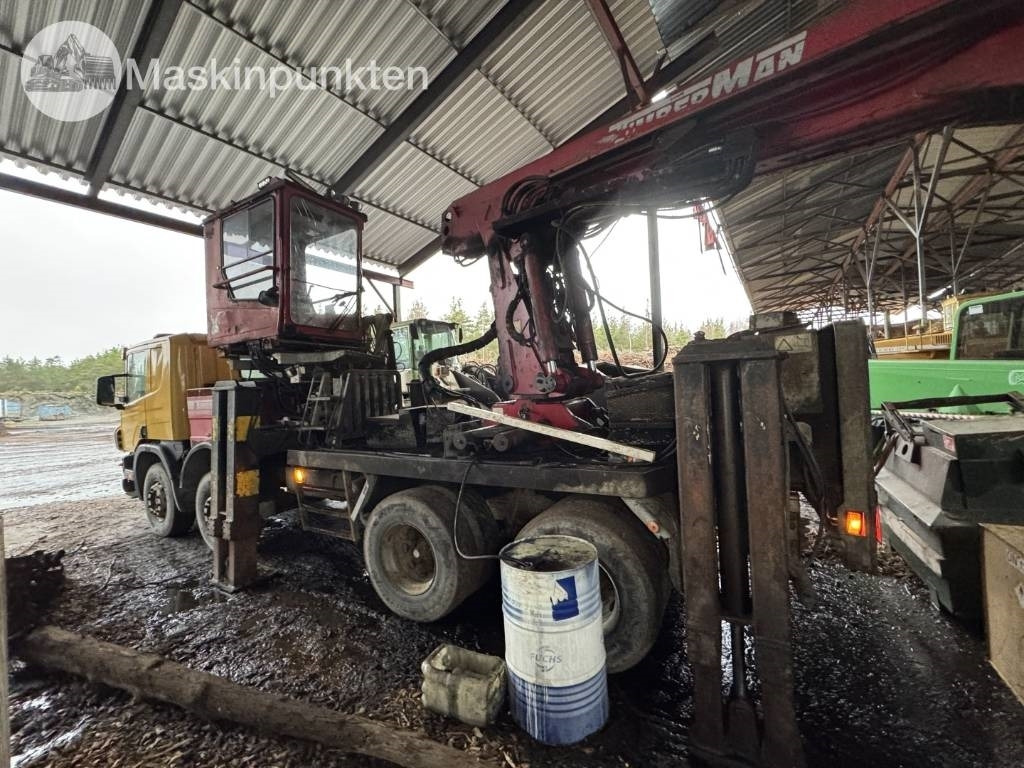 Scania P 124 G med Timberman - Camion grumier: photos 2 Scania P 124 G med Timberman - Camion grumier: photos 2