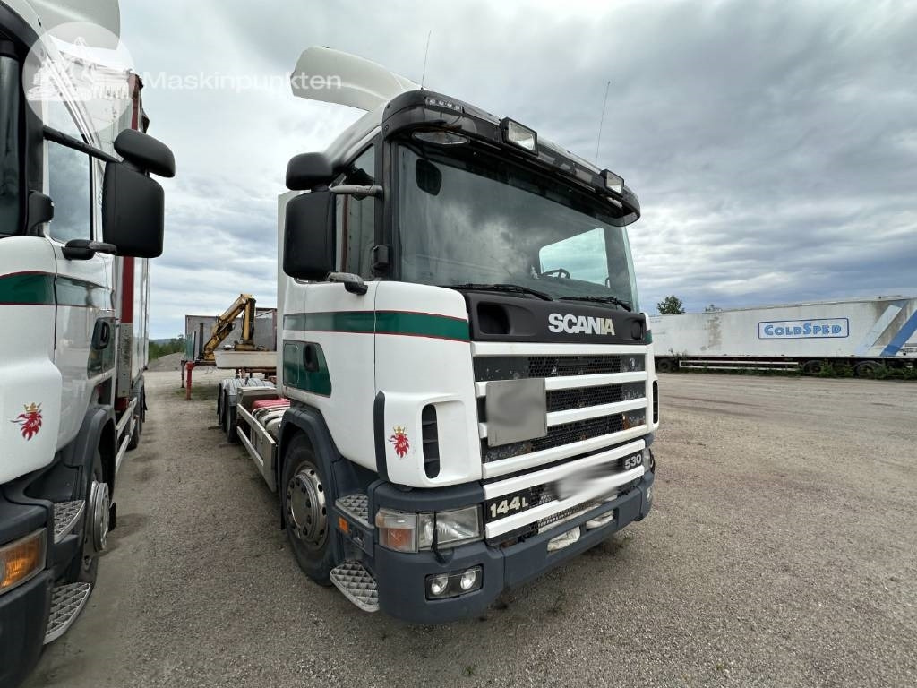 Scania R 124 LB - Camion porte-conteneur/ Caisse mobile: photos 2 Scania R 124 LB - Camion porte-conteneur/ Caisse mobile: photos 2