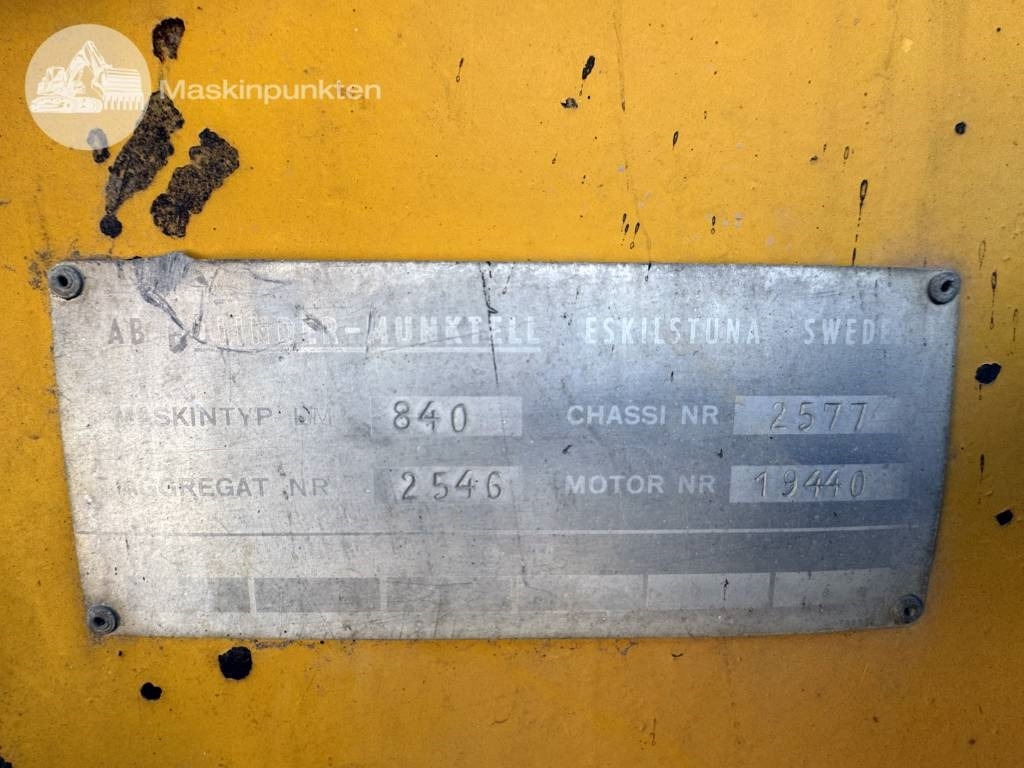 Chargeuse sur pneus Volvo BM 840: photos 26