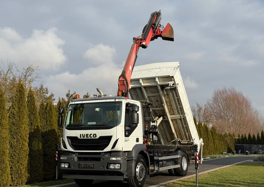 Iveco STRALIS 330 / 4x2 / FASSI F135 / WYWROTKA - Camion benne: photos 1 Iveco STRALIS 330 / 4x2 / FASSI F135 / WYWROTKA - Camion benne: photos 1