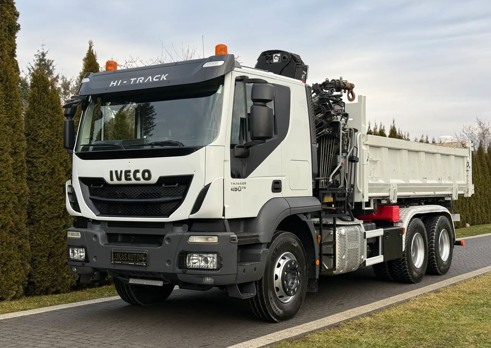 Iveco TRAKKER 450 6X4 PODWÓJNA HYDRO-BURTA HIAB 104 - Camion benne, Camion grue: photos 5 Iveco TRAKKER 450 6X4 PODWÓJNA HYDRO-BURTA HIAB 104 - Camion benne, Camion grue: photos 5
