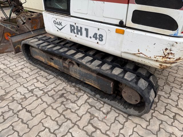 Mini pelle O & K RH1.48 / 4.680 KG / Greifer + 3 x Löffel: photos 12 Mini pelle O & K RH1.48 / 4.680 KG / Greifer + 3 x Löffel: photos 12