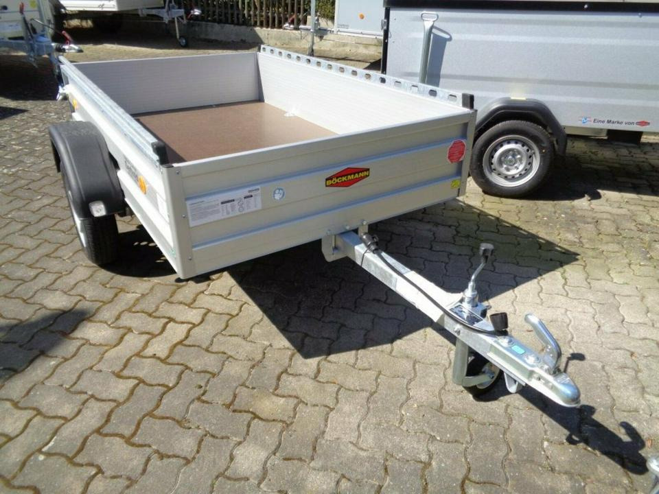 Böckmann PKW-Anhänger , 750 kg, Aluaufbau 100 km/h - Remorque voiture: photos 3 Böckmann PKW-Anhänger , 750 kg, Aluaufbau 100 km/h - Remorque voiture: photos 3